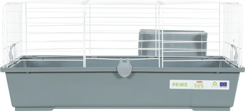 ZOLUX Klatka PRIMO 80 Eco - Przestronna dla Kawii Domowych z Kuwetą z Recyklingu i Łatwym Czyszczeniem.