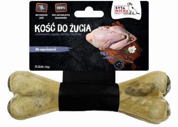 Syta Micha Funkcyjna Kość Do Żucia Dla Psa Na Wyciszenie i Relaks z Bażantem, Jagodami, Wanilią i Lawendą, Uniwersalny 13,5 cm