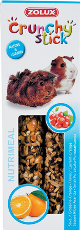 ZOLUX Kolba Crunchy Stick Witaminy & Zdrowe Zęby Porzeczka/Pomarańcza dla Kawii Domowej 115g
