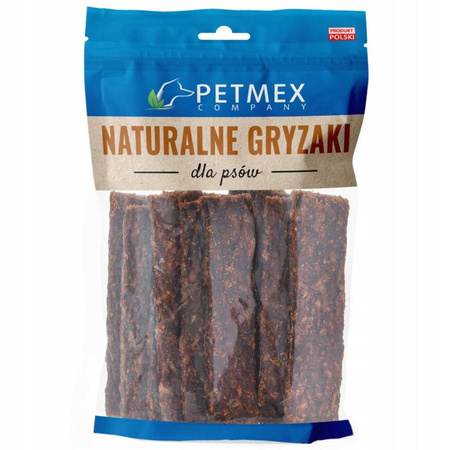 Paski Końskie 200g - Marka: Petmex | Naturalny gryzak dla psa | Bez dodatków | Rozmiar M (68g - 80g)