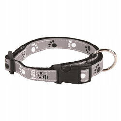 OBROŻA ODBLASKOWA (XS-S) 22-35cm/15mm - Producent: Trixie | Odblaskowa | Regulowana | Szerokość 1,5 cm | Rozmiar XS/S: 22 - 35 cm