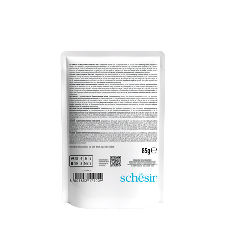 Schesir Cat & Balance Tuńczyk Filety w Galaretce 100% Naturalne Pełnoporcjowe dla Dorosłych Kotów 85g