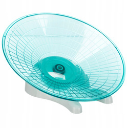 KOŁOWROTEK DYSK DLA SZYNSZYLI, KOSZATNICZKI I SZCZURA, śr. 30 cm - Producent: Trixie | Płaska powierzchnia do biegania | Płynny i cichy ruch | Średnica 30 cm