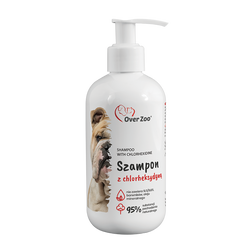 Szampon z chlorheksydyną dla psów i kotów – Specjalistyczna pielęgnacja skóry z problemami, 95% naturalnych składników, 250 ml