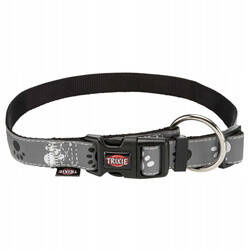 OBROŻA ODBLASKOWA (M-L) 35-55cm/20mm - Producent: Trixie | Odblaskowa | Regulowana | Szerokość 2 cm | Rozmiar M/L: 35 - 55 cm
