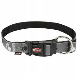 OBROŻA ODBLASKOWA (L-XL) 40-65cm/25mm - Producent: Trixie | Odblaskowa | Regulowana | Szerokość 2,5 cm | Rozmiar L/XL: 40 - 65 cm