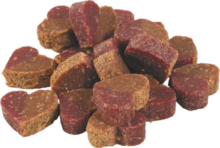 ZOLUX Miękkie Przysmaki Treningowe CANDIES Mini Serduszka z Szynką z Wapniem dla Psa 150g