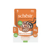 Schesir C&B Kot Pełnoporcjowa Karma Tuńczyk z Kurczakiem i Krewetkami w Galaretce dla Dorosłych Kotów 85g - Prawdziwe Filety Gotowane na Parze.