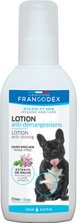 FRANCODEX Preparat lotion przeciwświądowy dla psa - Natychmiastowa ulga i regeneracja podrażnionej skóry z malwą i neutralnym pH, 120 ml.