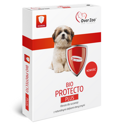 Over zoo naturalna obroża dla szczeniąt przeciw pchłom kleszczą i pasożytom