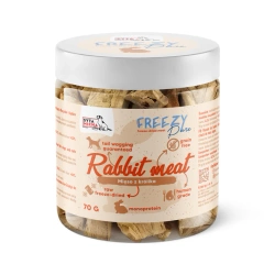 Syta Micha FREEZY Pure 100% Liofilizowane Mięso Królika - Hipoalergiczny, Pełnowartościowy Przysmak dla Psa