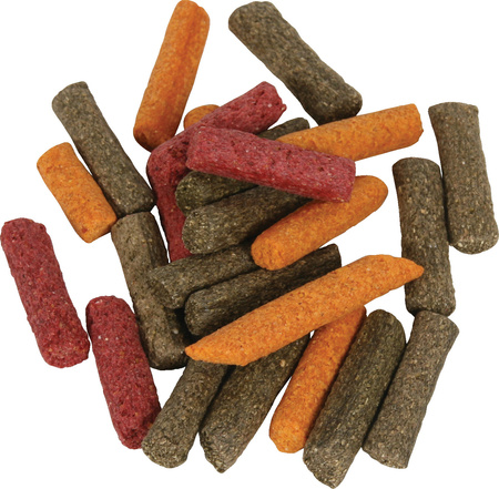 ZOLUX CRUNCHY CUP STICKS Naturalne Chrupiące Przysmaki z Lucerną, Marchewką i Burakiem Bez Cukru dla Zdrowych Zębów Gryzoni 180g