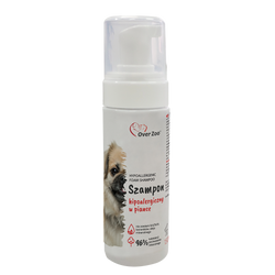 PetsCare Hipoalergiczny Szampon w Piance dla Psów: Łagodna Pielęgnacja Wrażliwej Skóry i Sierści z D-pantenolem.