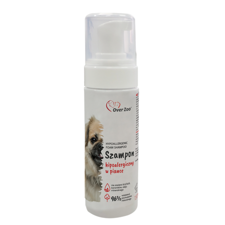 OVER Szampon Hipoalergiczny Regenerujący z Aloesem i D-pantenolem dla Wrażliwej Skóry 250ml