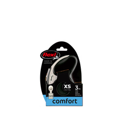FLEXI Smycz automatyczna New Comfort XS taśma 3m – Ergonomiczna, bezpieczna i komfortowa dla psów do 12 kg.