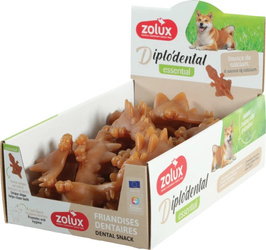 ZOLUX DIPLODENTAL L Przysmak Dentystyczny dla Psów Dużych (>20kg) z Wapniem – Mocne Zęby i Świeży Oddech, 14szt.