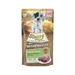 Stuzzy Monoprotein Puppy Lekkostrawna Mokra Karma z Cielęciną dla Szczeniąt 150g - Pełnoporcjowa receptura.
