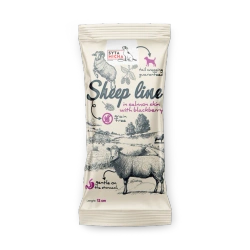 Syta Micha Sheep Line Kość do żucia Owca w skórze łososia z jeżyną – Hipoalergiczna, Relaksująca Funkcyjna dla Psa
