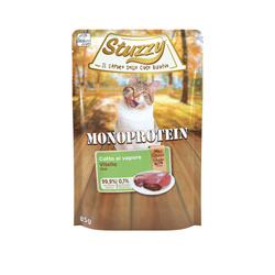 Stuzzy CAT TRAY MONOPROTEIN Cielęcina Gotowana na Parze Dla Dorosłych Kotów 85g