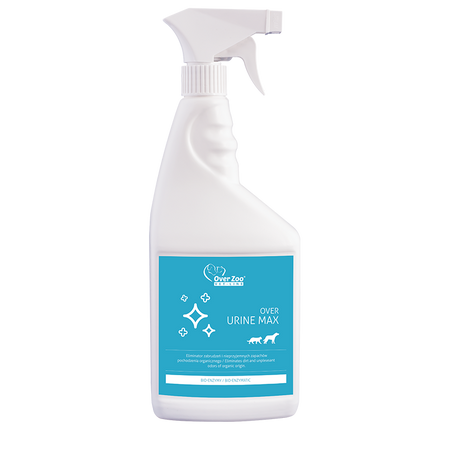 Over Urine Max 700ml – Bio-enzymatyczny Eliminator Plam i Zapachów Organicznych dla Czystego Domu
