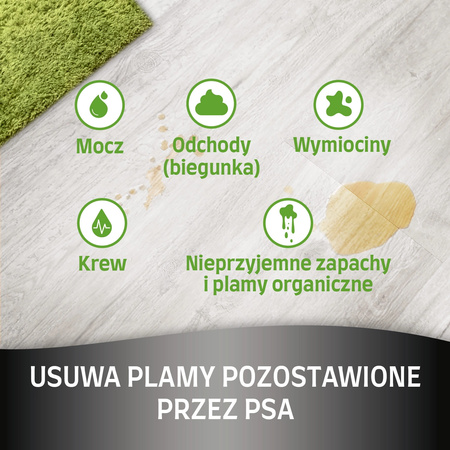 Nature's Miracle® Ultimate Stain & Odour Eliminator Dog – Silny Bioenzymatyczny Środek do Usuwania Uporczywych Plam i Zapachów po Psach z Wielu Powierzchni