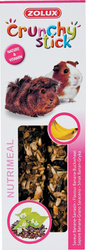 ZOLUX Kolba Crunchy Stick Zdrowa przekąska dla kawii domowej z bananem i gryką, wspierająca naturalny wzrost zębów