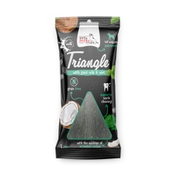 Syta Micha Gryzak Dentystyczny Trójkąt Prohigieniczny z Superfoods: Jagnięcina, Mięta, Kokos – 13cm dla Psów