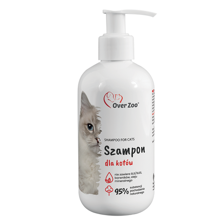 Pets Care Delikatny Szampon dla Kotów z Kozłkiem Lekarskim – Relaksująca Pielęgnacja z Proteinami Kaszmiru