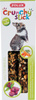 ZOLUX Kolba Crunchy Stick zdrowy przysmak dla królików z marchewką i burakiem, wspierająca zęby, bogata w witaminy, 2 sztuki 115g.