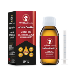 Końska Dawka Iodum Quattro 125 ml - 4 formy jodu