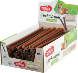 ZOLUX STICKODENTAL L Przysmak dentystyczny dla psów dużych ras z wapniem – kompleksowa higiena jamy ustnej i mocne kości.