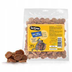 Pausesnack przysmak dla psa, talarki z kaczki 500g