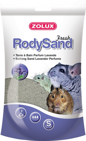 Rodysand Piasek Kąpielowy Lawendowy dla Szynszyli i Gryzoni – Głębokie Oczyszczanie Podszerstka z Siarką Organiczną 2L