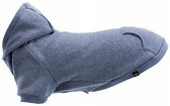 BE NORDIC Flensburg bluza z kapturem, niebieska, M: 50 cm - Producent: Trixie | Ocieplana strona wewnętrzna | Z kapturem | Zapięcie na rzep | Rozmiar M