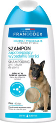 FRANCODEX Szampon dla psa Zapobiegający Wypadaniu Sierści z Maca i Ceramidami 250 ml – Skuteczna Pielęgnacja Linienia