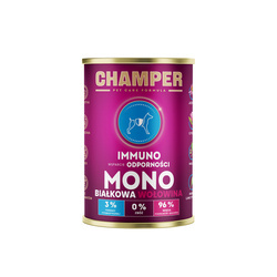 Zestaw 6 x Champer Pet Care Formula Wołowina 400g - Monobiałkowa Karma dla Psów Bez Zbóż z Fitobiotykami