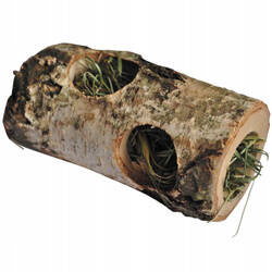 TUNEL DREWNIANY S - Producent: Vitapol | Zabawka w 100% naturalna | Z pysznym siankiem w środku | Drewno brzozowe