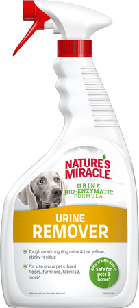 Nature's Miracle® Urine Remover Dog Bioenzymatyczny Eliminator Plam i Zapachów Mocy Psa do Dywanów i Powierzchni.