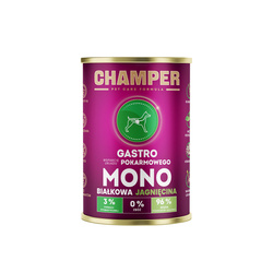 Champer Pet Care Formula Jagnięcina 400g - Monobiałkowa Karma dla Psów Bez Zbóż z Fitobiotykami