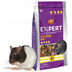 EXPERT SZCZUR 750g - Producent: Vitapol | Karma pełnoporcjowa | Expert w żywieniu szczurów | Opakowanie 750 g