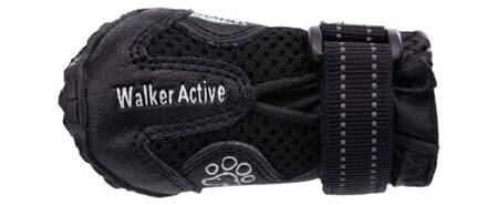 BUTY OCHRONNE Walker Active, L, 2 szt. - Producent: Trixie | Oddychający materiał | Zapinane na rzepy | 2 sztuki | Odblaskowe paski | Rozmiar L