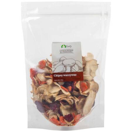 Chrupiące chipsy warzywne dla gryzoni i królików TIVO 250g Producent: Tivo | Przysmak w 100% naturalny | Duże i chrupiące | Opakowanie 250g - Naturalny przysmak dla gryzoni i królików