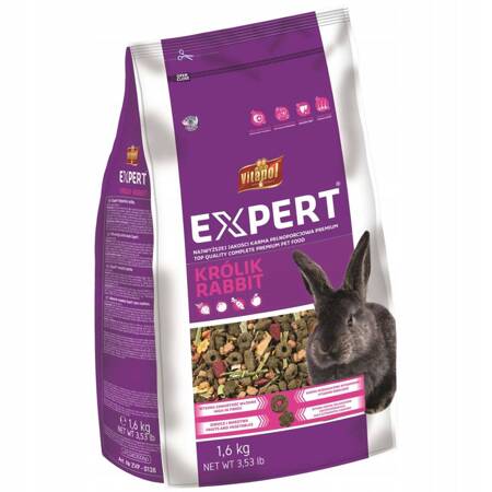 EXPERT KRÓLIK 1,6kg - Producent: Vitapol | Karma pełnoporcjowa | Expert w żywieniu królików | Opakowanie 1,6 kg