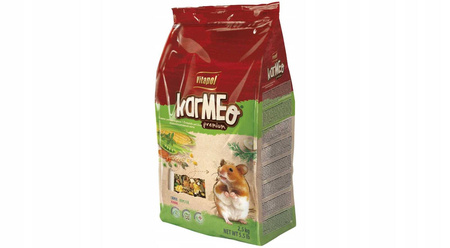 KARMEO PREMIUM KARMA PEŁNOPORCJOWA DLA CHOMIKA 2,5KG - Marka: Vitapol | Polski produkt | Źródło wielu witamin | Opakowanie 2,5 kg