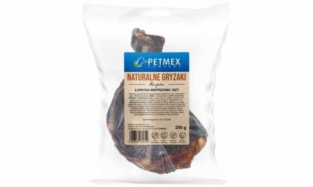 Łopatka wieprzowa 1szt - Marka: Petmex | Naturalny gryzak dla psa | Bez dodatków | Rozmiar L (80g - 110g)