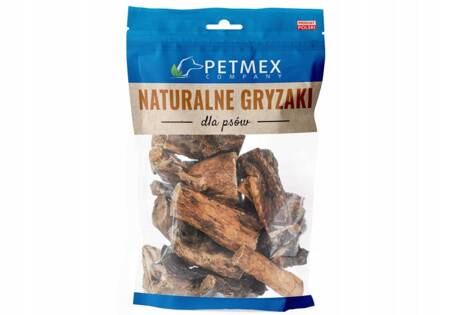 Płuco wołowe gryzak naturalny 100g - Marka: Petmex | Naturalny przysmak dla psa | Bez dodatków i konserwantów | Opakowanie 100 g